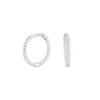 Wholesale S925 Sterling Silver Geometric Twist Circle Electroplated Women's Earrings