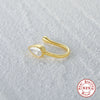 Wholesale S925 Sterling Silver Geometric Water Drop Lightning Diamond Nose Ring With Electroplating For Women