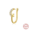 Wholesale S925 Sterling Silver Geometric Water Drop Lightning Diamond Nose Ring With Electroplating For Women