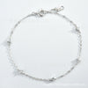 Wholesale S925 Sterling Silver Gold Plated Round Zirconium Stitching Hand Jewelry Bracelet With Electroplating Process And Geometric Style