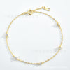 Wholesale S925 Sterling Silver Gold Plated Round Zirconium Stitching Hand Jewelry Bracelet With Electroplating Process And Geometric Style