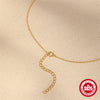Wholesale S925 Sterling Silver Goldplated Simple Plain Glossy Flower Fourleaf Clover Women's Bracelet