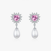 Wholesale S925 Sterling Silver Heart Shape Diamond Love Earrings For Women