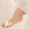 Wholesale S925 Sterling Silver Heart Shape Love Anklet For Women Simple Style