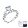 Wholesale S925 Sterling Silver Heart Shape Original Design Electroplated Love Ring For Women