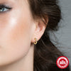 Wholesale S925 Sterling Silver Heart Shaped Earrings With Inlaid Zircon For Women