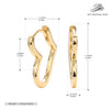 Wholesale S925 Sterling Silver Heart Shaped Simple Style Electroplated Earrings For Women