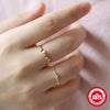 Wholesale S925 Sterling Silver Heart Shaped Zircon Inlaid Ring For Women Minimalist Light Luxury Fashion