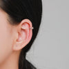 Wholesale S925 Sterling Silver Heartshaped Allmatch Women's Ear Clip Without Ear Holes Seiko Design