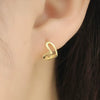 Wholesale S925 Sterling Silver Heartshaped Cute Style Earrings With Seiko Design