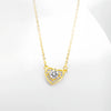 Wholesale S925 Sterling Silver Heartshaped Light Luxury Women's Necklace
