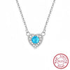 Wholesale S925 Sterling Silver Heartshaped Light Luxury Women's Necklace