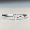 Wholesale S925 Sterling Silver Heartshaped Love Mosan Ring For Female With Moissanite