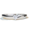 Wholesale S925 Sterling Silver Heartshaped Love Mosan Ring For Female With Moissanite