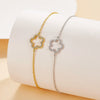 Wholesale S925 Sterling Silver Hollow Flower Bracelet With Zircon Fresh Sweet Retro Elegant High End Design Diamond Treatment Process