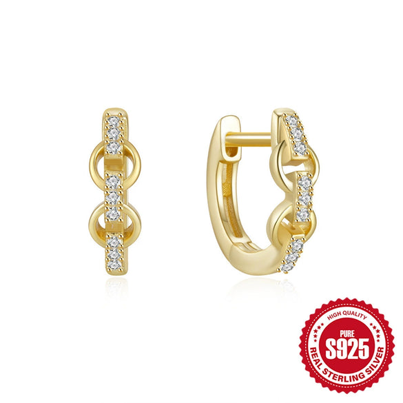 Wholesale S925 Sterling Silver Hollow Geometric Double Layer Cross Water Drop Heart Shaped Inlaid Zircon Earrings For Women