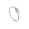 Wholesale S925 Sterling Silver Hollow Heart Ring With Electroplating Geometric Design For Women And Unisex