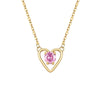 Wholesale S925 Sterling Silver Hollow Heartshaped Women's Fresh Sweet Fashion Clavicle Chain Necklace Jewelry
