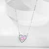 Wholesale S925 Sterling Silver Hollow Heartshaped Women's Fresh Sweet Fashion Clavicle Chain Necklace Jewelry