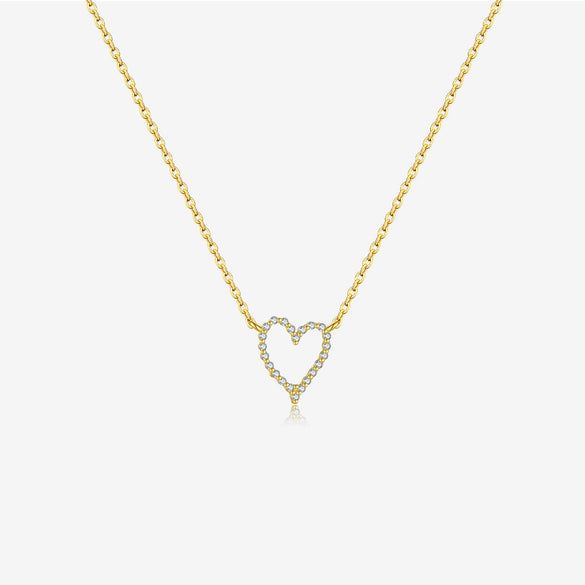 Wholesale S925 Sterling Silver Hollow Love Pattern Jewelry With Diamond Treatment Including Necklace Bracelet Ring Simple All Match Style For Women