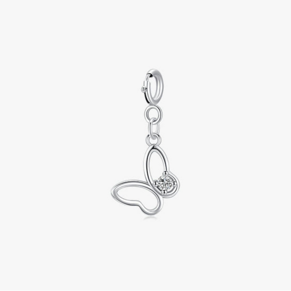 Wholesale S925 Sterling Silver Hollow Threedimensional Butterfly Pendant Fashionable Animalinspired Jewelry For Women