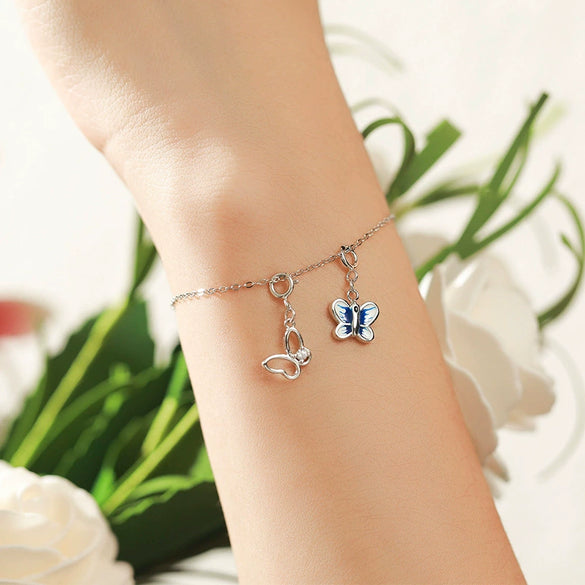 Wholesale S925 Sterling Silver Hollow Threedimensional Butterfly Pendant Fashionable Animalinspired Jewelry For Women