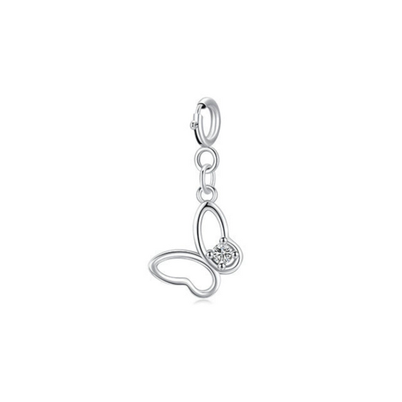 Wholesale S925 Sterling Silver Hollow Threedimensional Butterfly Pendant Fashionable Animalinspired Jewelry For Women