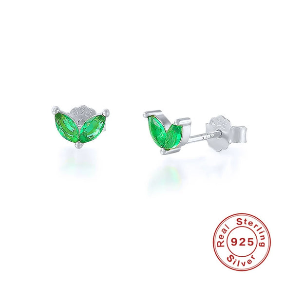 Wholesale S925 Sterling Silver Horse Eye Studded Earrings With Geometric Design And Electroplating For Women