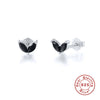 Wholesale S925 Sterling Silver Horse Eye Studded Earrings With Geometric Design And Electroplating For Women