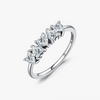 Wholesale S925 Sterling Silver Inlaid Heartshaped Zircon Ring For Women Cute Style