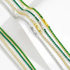 Wholesale S925 Sterling Silver Inlaid Multicolor Zircon Necklaces With Geometric Pattern Electroplated For Women