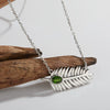 Wholesale S925 Sterling Silver Inlaid Natural Diopside Garnet Color Feather And Leaves Design Women's Earrings