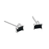 Wholesale S925 Sterling Silver Inlaid Zircon Geometric Minimalist Earrings