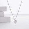 Wholesale S925 Sterling Silver Inlaid Zircon Heart Clavicle Chain For Women