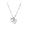 Wholesale S925 Sterling Silver Inlaid Zircon Heart Clavicle Chain For Women