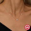 Wholesale S925 Sterling Silver Irregular Geometric Butterfly Clavicle Necklace With Electroplating Treatment For Women