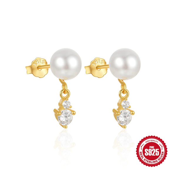 Wholesale S925 Sterling Silver Irregular Ladder Square Zircon Geometric Fashion Earrings With Electroplating For Women