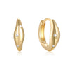 Wholesale S925 Sterling Silver Irregular Star Geometric Earrings With Electroplating Treatment