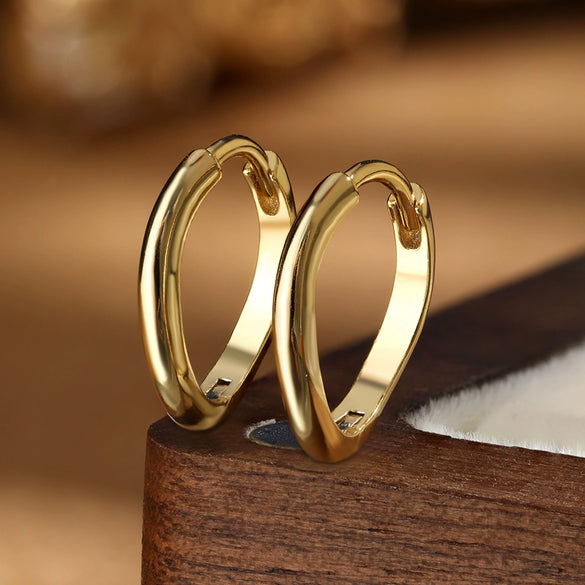 Wholesale S925 Sterling Silver Irregular Wave Geometric Fashion Simple Versatile Earrings