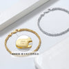 Wholesale S925 Sterling Silver Keel Chain Hiphop Unisex Necklace With Geometric Pattern