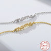 Wholesale S925 Sterling Silver Letter Mama Bracelet With Micro Inlaid Zircon And Electroplating For Women