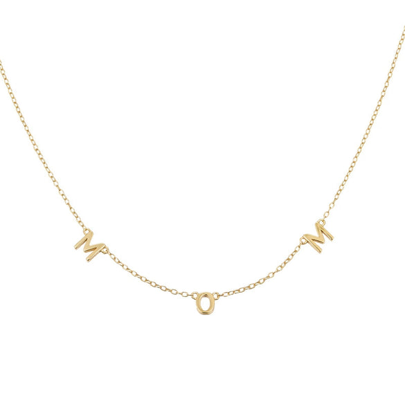 Wholesale S925 Sterling Silver Letter Necklace Niche Design Simple Versatile Clavicle Chain For Women Electroplated