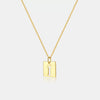 Wholesale S925 Sterling Silver Letter Pendant Necklace With Hollow Design And Electroplating In Light Luxury Retro Style