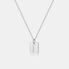 Wholesale S925 Sterling Silver Letter Pendant Necklace With Hollow Design And Electroplating In Light Luxury Retro Style