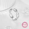 Wholesale S925 Sterling Silver Light Gold Embrace Gesture Ring With Geometric Design And Electroplating For Fashion Commuters