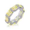 Wholesale S925 Sterling Silver Light Luxury Geometric Closed Mouth Ring For Women