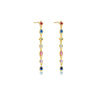 Wholesale S925 Sterling Silver Light Luxury Long Tassel Earrings For Women With Geometric Design And Platinum Or 18K Gold Electroplating