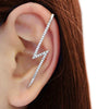 Wholesale S925 Sterling Silver Lightning Geometric Ear Hook Ear Clip Ear Bone Clip With Electroplating