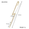 Wholesale S925 Sterling Silver Lightning Geometric Ear Hook Ear Clip Ear Bone Clip With Electroplating