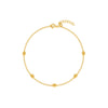 Wholesale S925 Sterling Silver Little Daisy Flower Fresh Style Women's Bracelet With Real Gold Plated Electroplating And Geometric Pattern